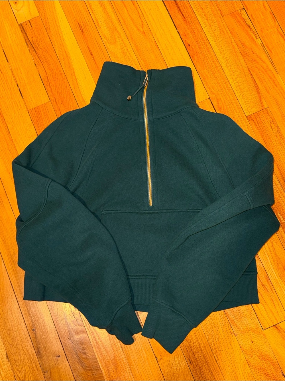 Lululemon Dark Teal Half-Zip Pullover